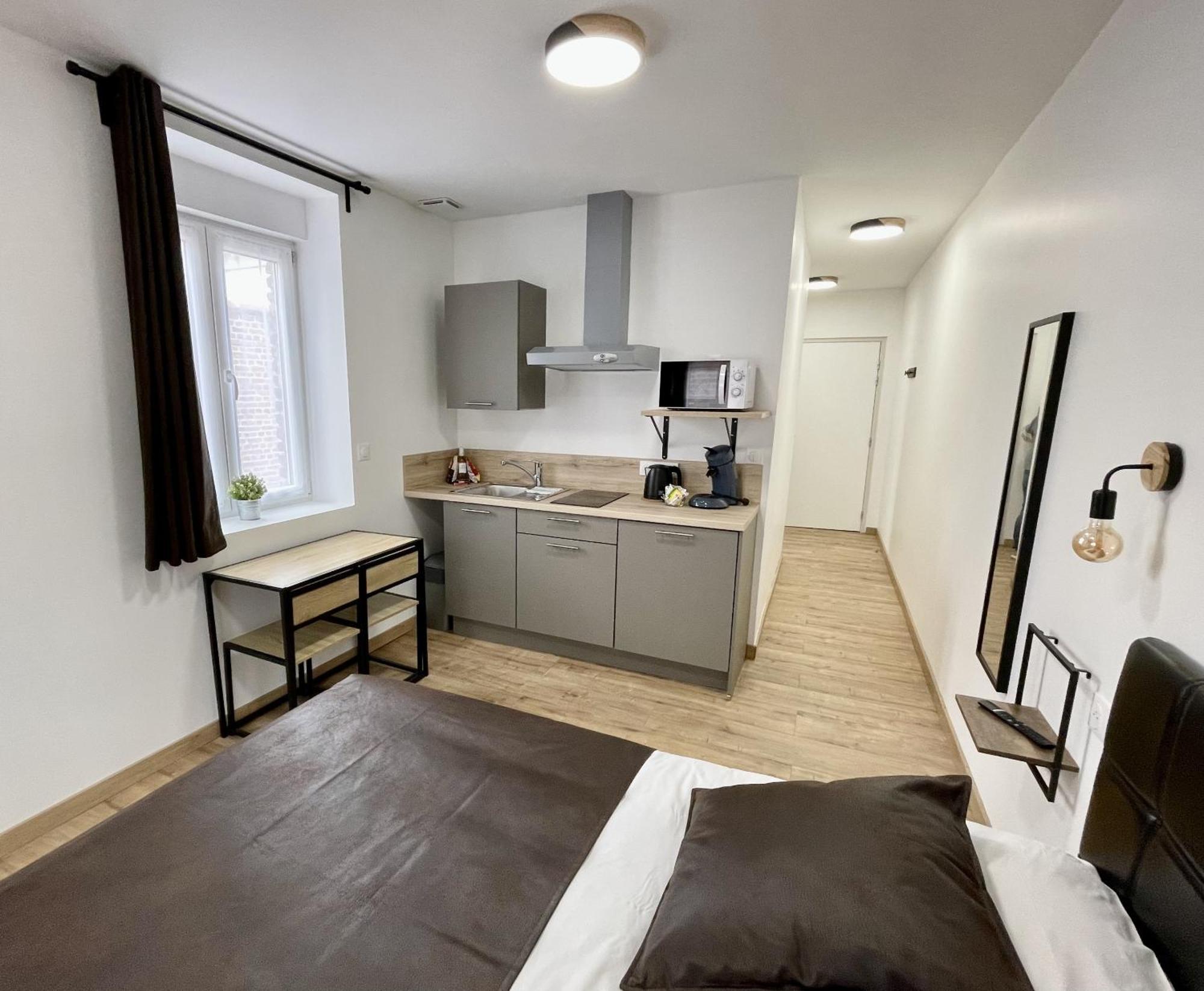 Appart Hotel Gambetta ランス 部屋 写真